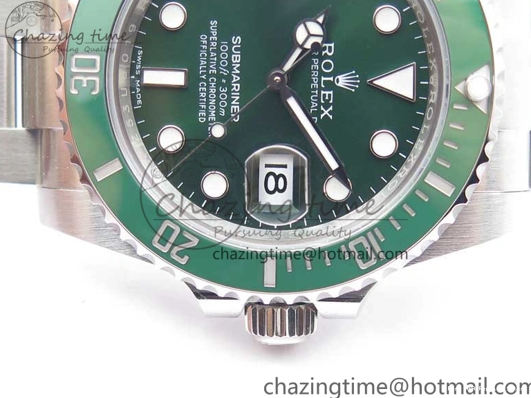 AAA Replica Watches Best Green LV Edition 2783 Bracelet and 1:1 Case Submariner 904L A2836 Ceramic TimelessDesign V Noob 116610 SS 0120